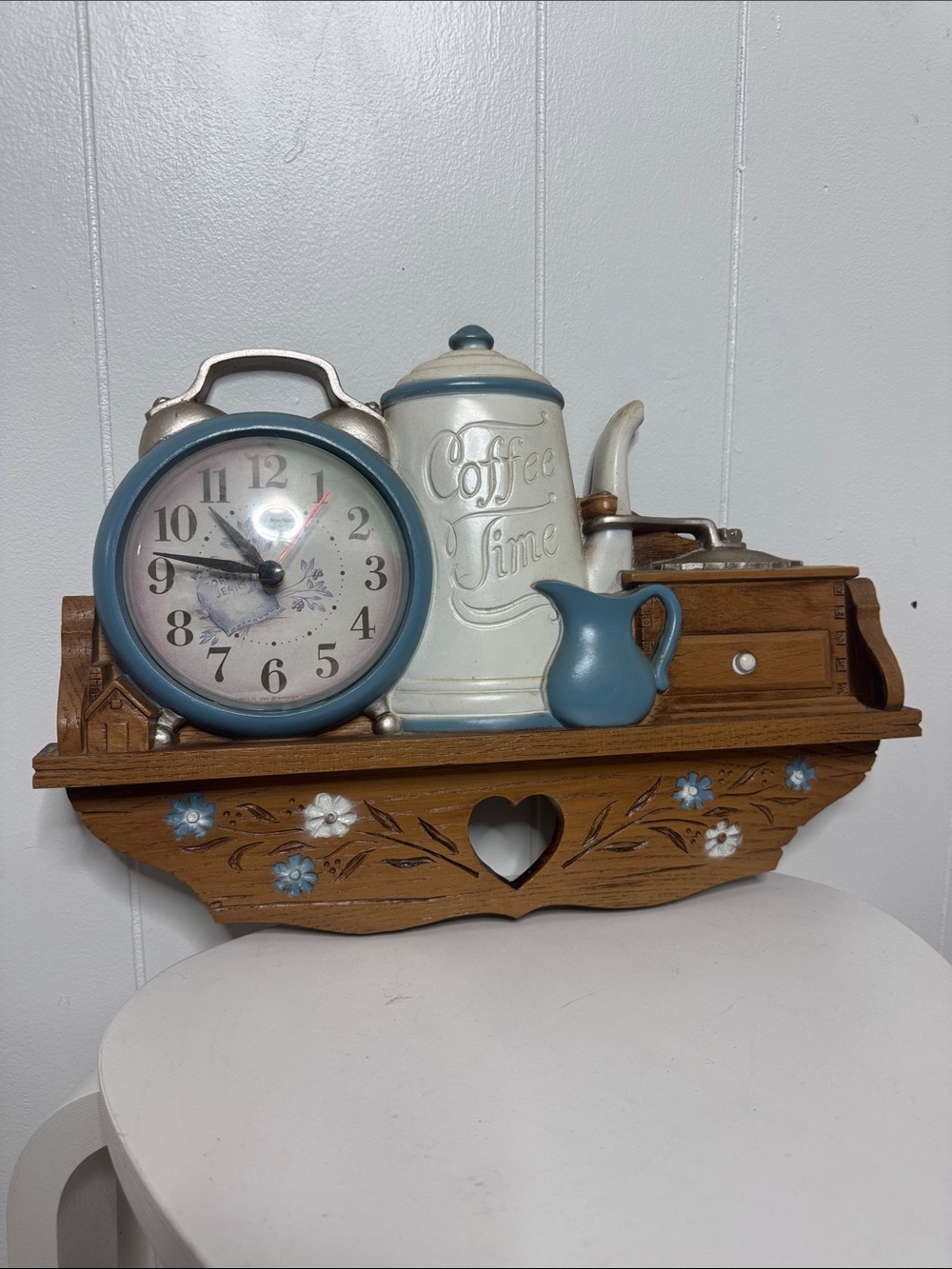 Vintage coffee time kitchen wall clock
